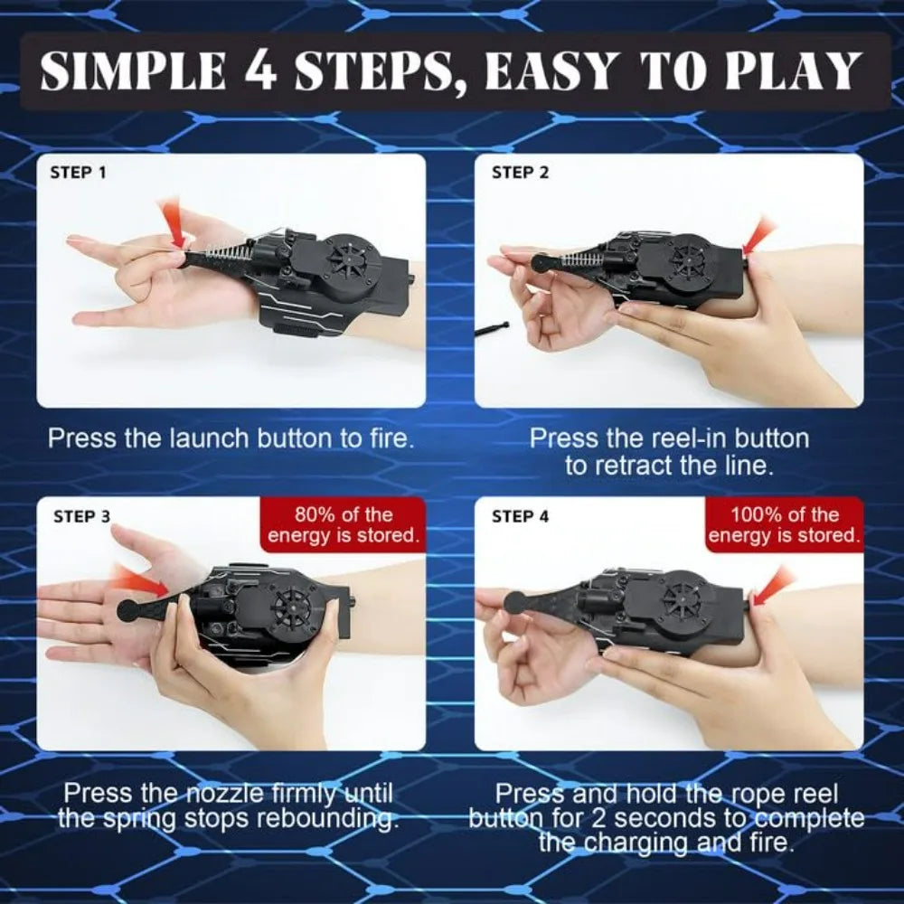 SpiderCompanion Web Shooter, for Kids Superhero Fans Gift